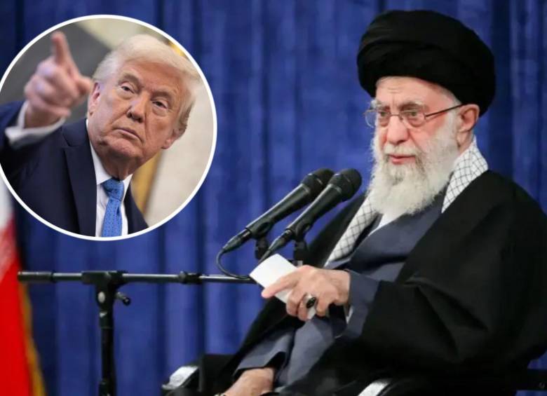 Ali Jamenei ya había recibido advertencias por parte de autoridades de Israel, las cuales fueron recordadas por Donald Trump. Fotos: AFP y Getty Images