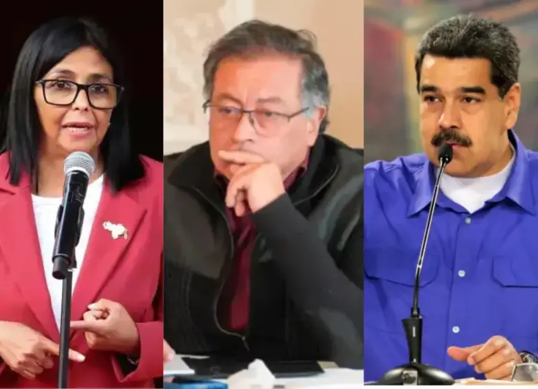 Petro ha culpado a las sanciones de Estados Unidos del fraude electoral en Venezuela. Foto: AFP/Presidencia.