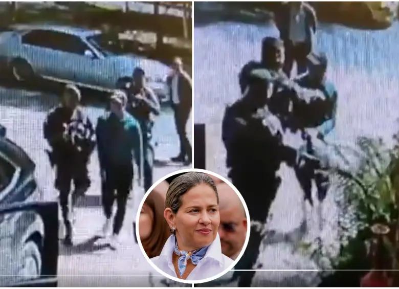 Registros audiovisuales publicados por el concejal Juan David Quintero evidencian una tensa disputa en las calles de Bogotá entre civiles y agentes oficiales. FOTO: Captura de video de redes sociales @JD_Quinteror