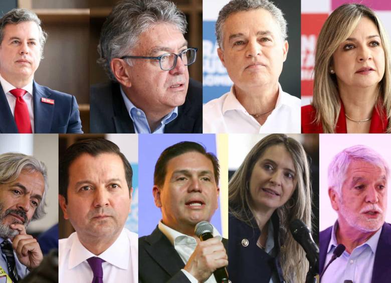Son nueve los candidatos que conforman la Gran Consulta por Colombia. Foto: Colprensa.
