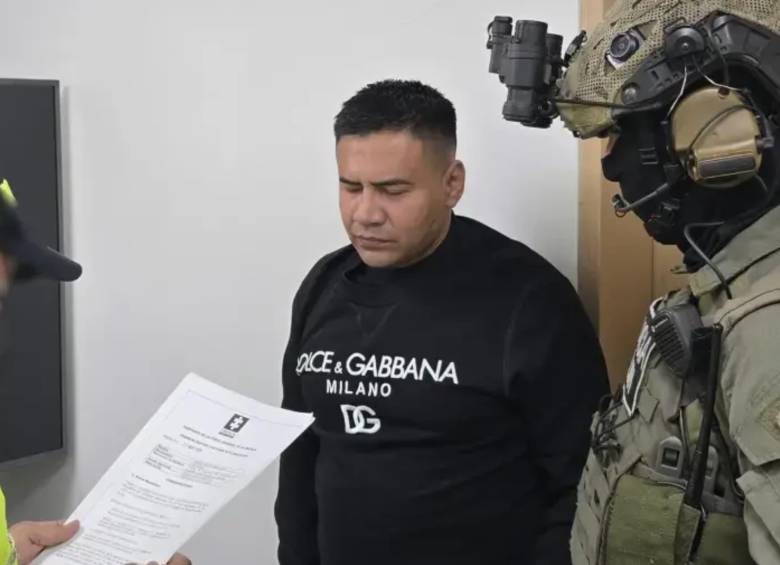 Alias Pipe Tuluá, jefe de la Inmaculada, preso en Estados Unidos. Foto: Cortesía