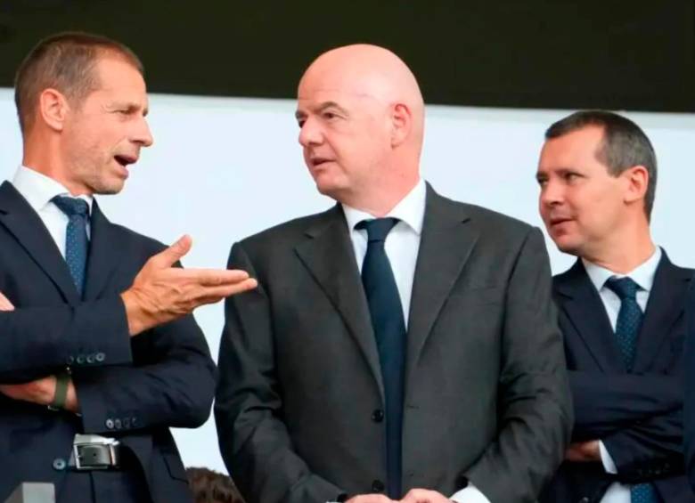 El presidente de la Fifa, Alexander Ceferín, ha sido uno de los grandes críticos de la presidencia de Gianni Infantino en la Fifa durante su último proyecto. Foto: Getty