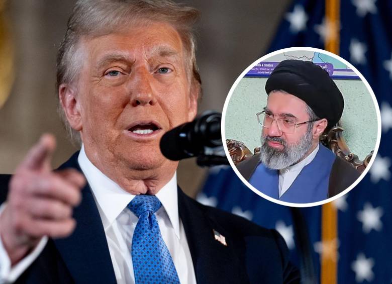 Con estas palabras, el presidente de EE. UU. avivó las teorías sobre el paradero del sucesor de Jamenei tras los recientes bombardeos. FOTO: Getty y Cortesía