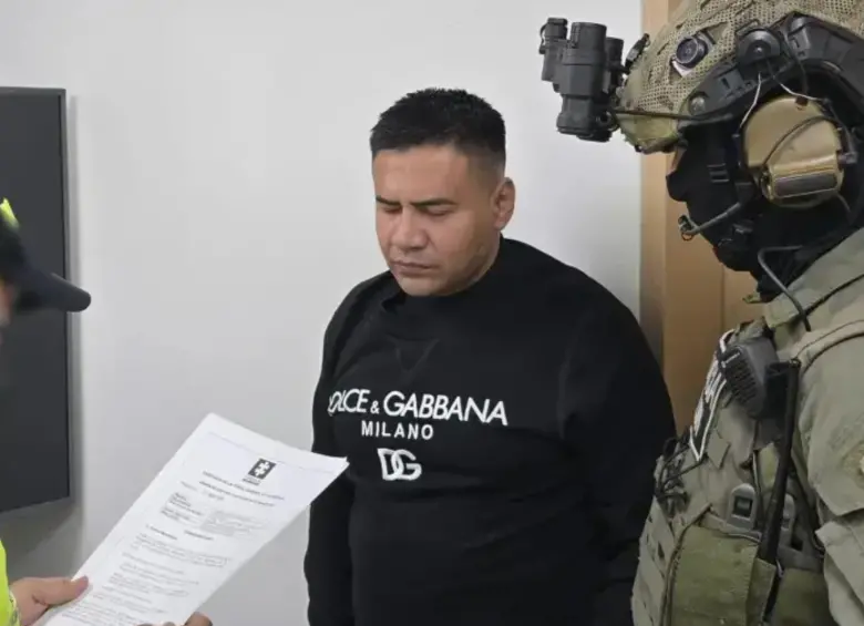 Andrés Felipe Marín, alias Pipe Tuluá, será extraditado a Estados Unidos. Foto: Fiscalía