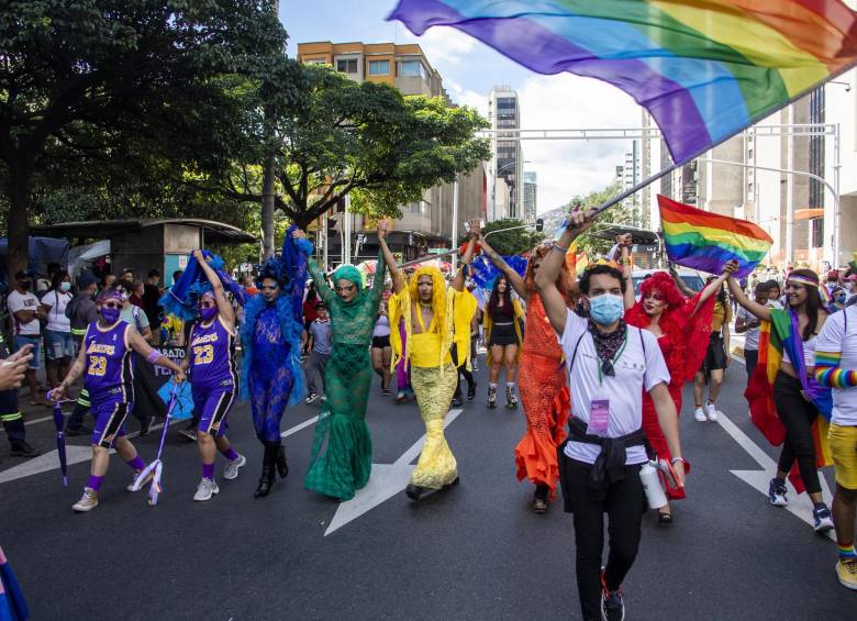 Cerca de 100.000 personas participarán de esta nueva edición de la Marcha del Orgullo en Medellín el próximo 30 de junio. Foto: Carlos Alberto Velásquez