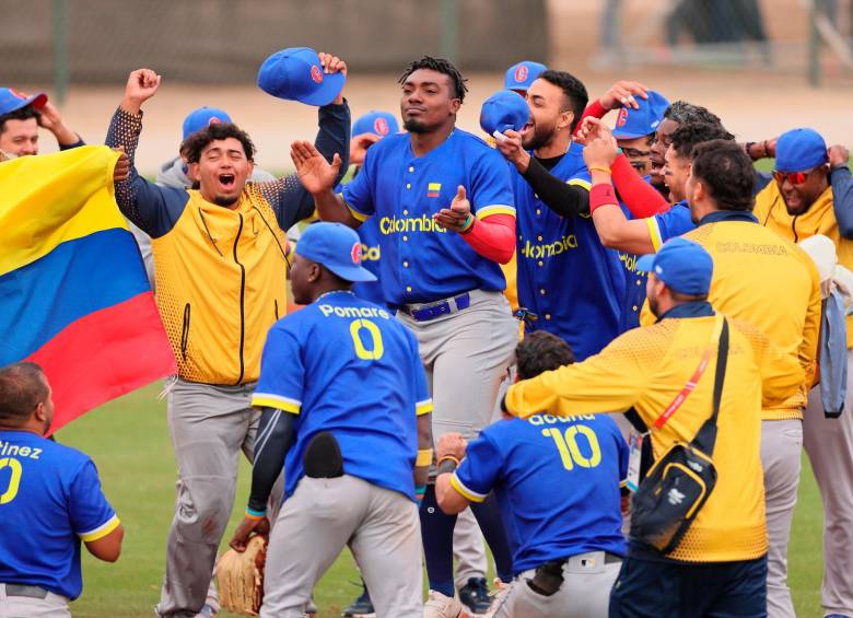 Colombia ganó dos de los tres grandes torneos que disputó en el 2023. En acción, los jugadores de la Sub-23. FOTO GETTY