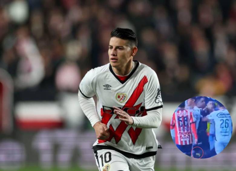 James Rodríguez brilló con asistencias clave en el partido contra Chivas, pero un incidente opacó su éxito en la cancha. FOTO: Getty y redes sociales