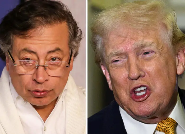 El cruce de declaraciones entre Donald Trump y Gustavo Petro dejó de ser un episodio retórico aislado para convertirse en una escalada sostenida de presiones y amenazas. Foto: Colprensa/AFP.