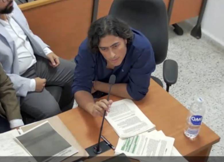 Nicolás Petro, hijo del presidente acusado de lavado de activos. Foto: captura de video