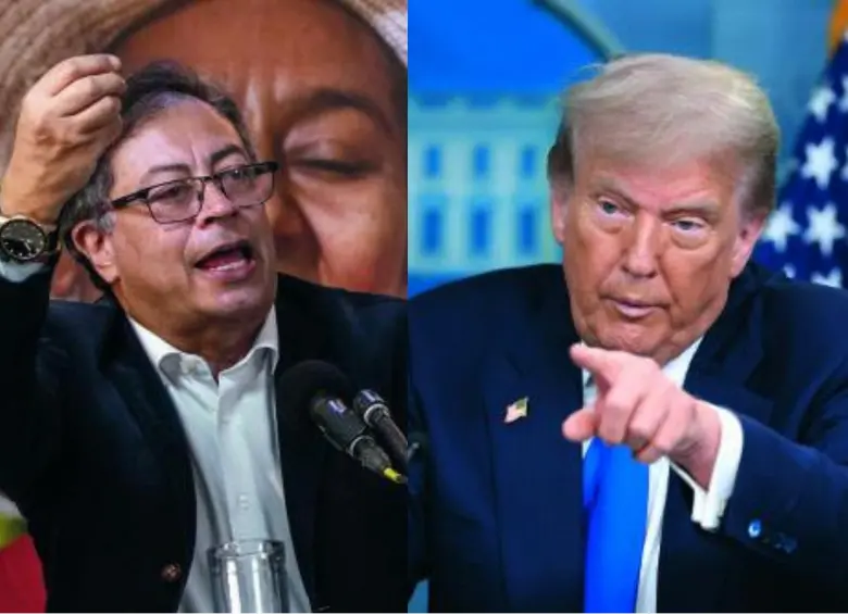 Varios pisodios de tensión han marcado la relación en poco menos de un año, desde que el republicano volvió a la Casa Blanca y decidió golpear el tablero geopolítico. FOTO el colombiano y getty