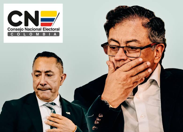 El presidente Gustavo Petro y su gerente de campaña, Ricardo Roa, actual presidente de Ecopetrol. FOTO: EL COLOMBIANO