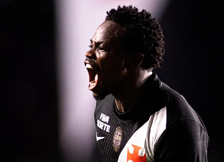 Carlos Andrés Gómez lleva 6 goles en 39 partidos con Vasco Da Gama en 2026. FOTO: X Vasco da Gama