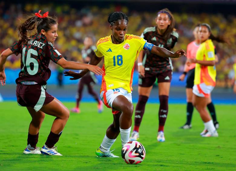 Linda Caicedo sumó su cuarto Mundial. Ya estuvo en un sub-17, dos sub-20 y uno de categoría mayores. FOTO juan antonio sánchez 