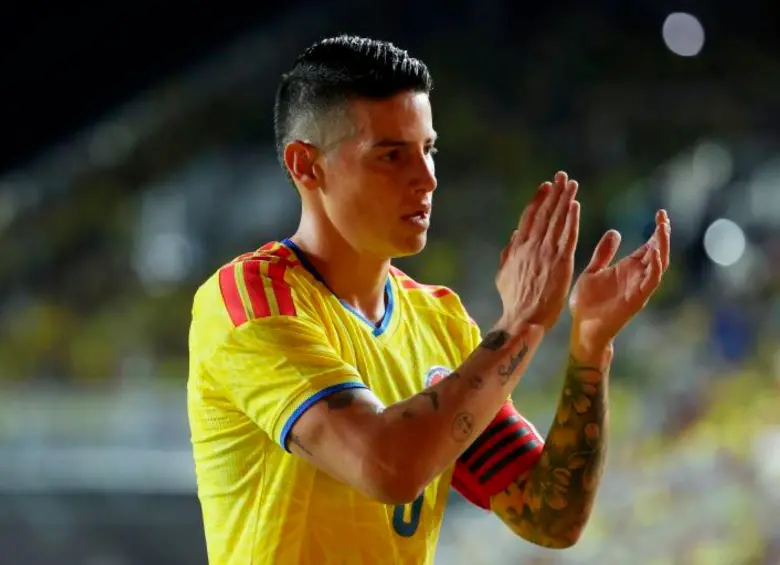 James Rodríguez es un jugador clave para Néstor Lorenzo en la Selección Colombia. Sería titular ante Croacia en el primer amistoso de la doble fecha Fifa, este jueves. FOTO: Getty