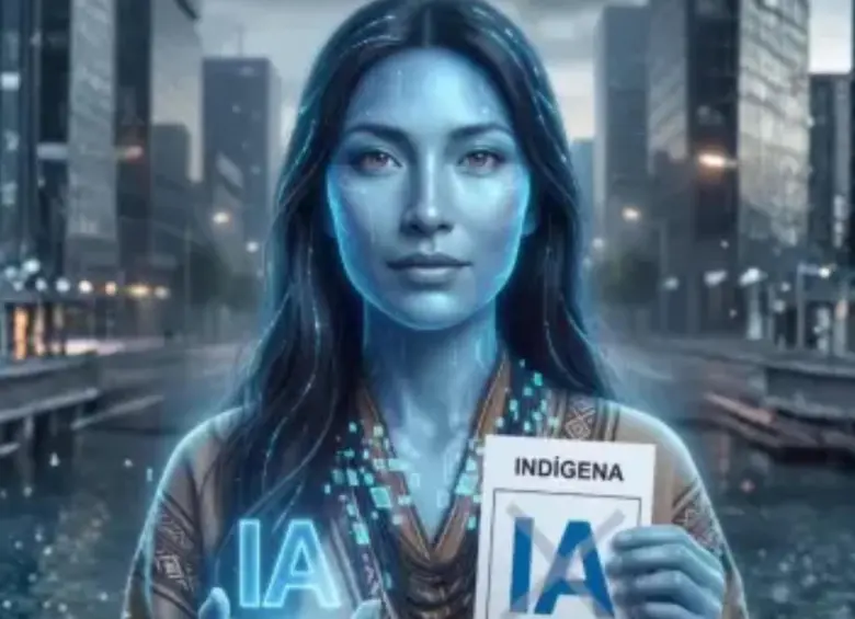 Gaitana, el avatar que impulsa lista al Congreso y que nació de un código. FOTO: INSTAGRAM GAITANA IA