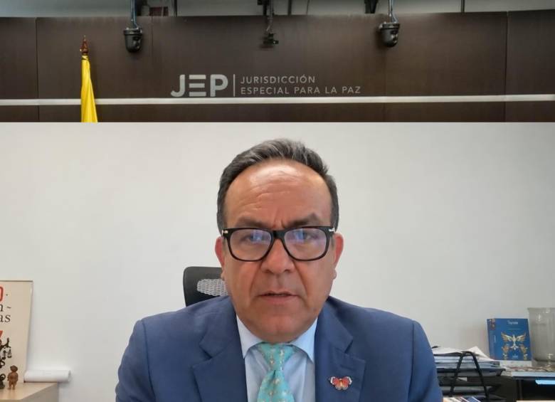 Harvey Suárez, secretario ejecutivo de la JEP habla de las recientes polémicas. Foto: captura de video