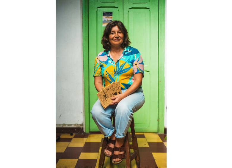 La gestora cultural francesa Marina Corro es cofundadora del festival de cómic más reconocido de París, Formula Bula. FOTO Leonardo Bautista Romero