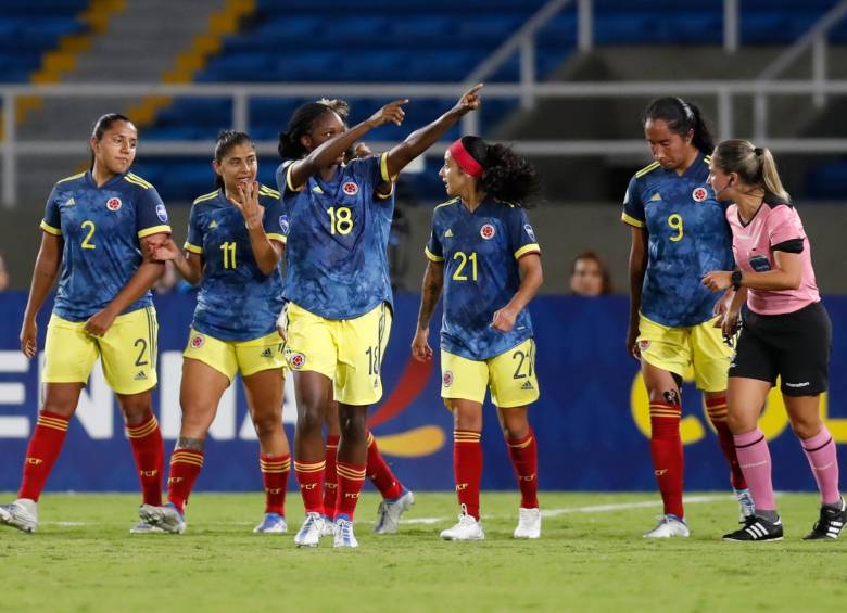 Colombia festejó su tercera victoria en la Copa América. FOTO EFE