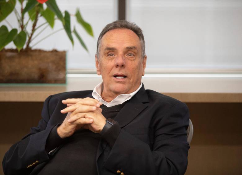 Jorge Mario Velásquez, presidente de Grupo Argos, confirmó el interés por el regreso de Cementos Argos a Venezuela. FOTO EL COLOMBIANO