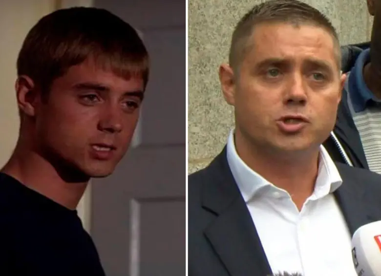 Izquierda: el actor en su participación enLondon’s Burning. Derecha: Alford en rueda de prensa. Fotos: Tomadas de Video.