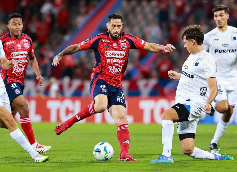 Francisco Fydriszewski, delantero del DIM. Foto: Manuel Saldarriaga Quintero