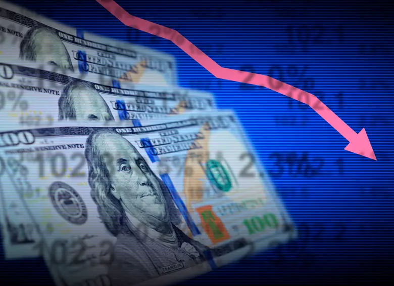 El dólar se cotiza en $3.112,46 y mantiene una tendencia bajista pese a la volatilidad registrada esta semana. FOTO: GETTY