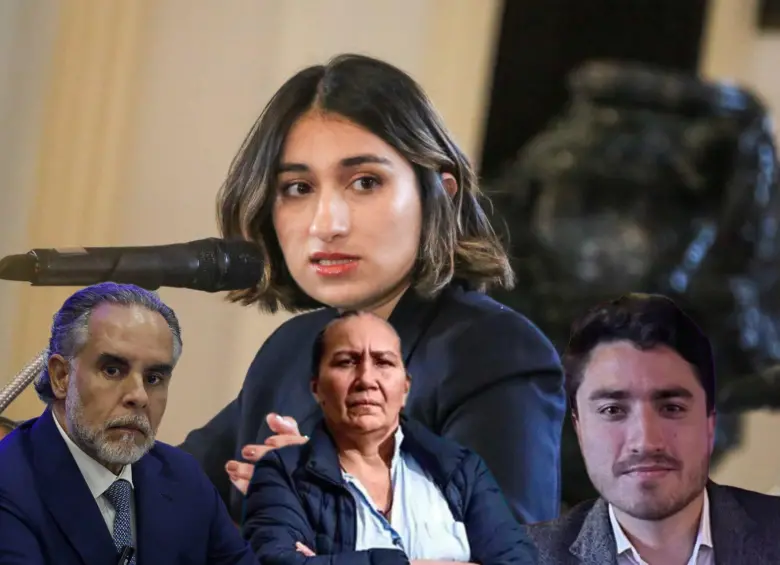 Su guerra con Armando Benedetti, las chuzadas a su exniñera Marelbys Meza y el tráfico de influencias que habría beneficiado a su hermano fueron algunos de los escándalos de la excanciller Laura Sarabia. Fotos: Colprensa y cortesía