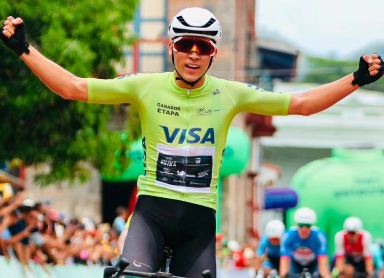 El corredor antioqueño Alejandro Osorio, de 28 años, suma dos victorias en su carrera en un Clásico RCN. Foto: Cortesía Johan Marulanda 