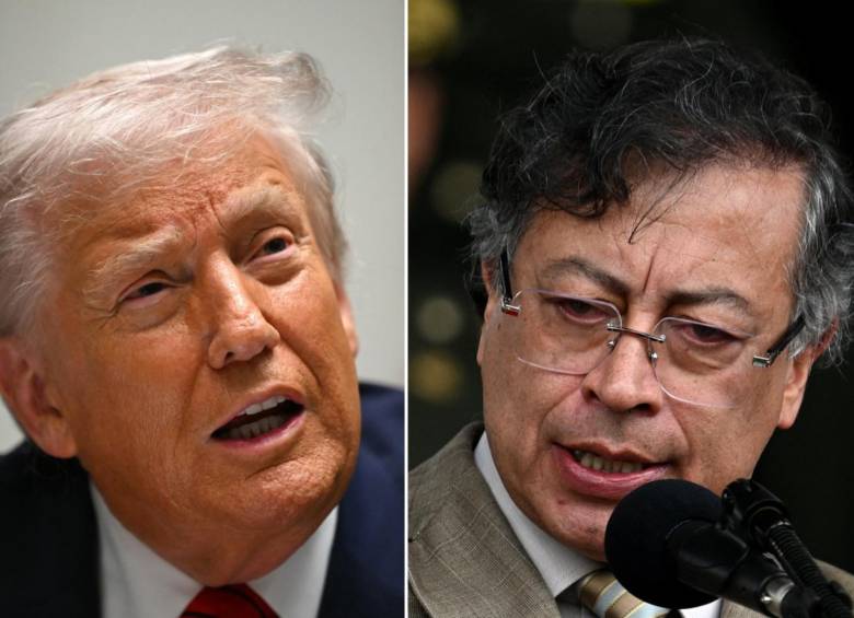 Esta invitación llega justo después de que Trump advirtiera que, si Petro “no espabila”, Colombia podría convertirse en su “siguiente objetivo”. Foto: AFP