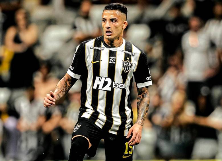 Kevin Castaño lleva 5 partidos con el Atlético Mineiro. FOTO: X Atlético