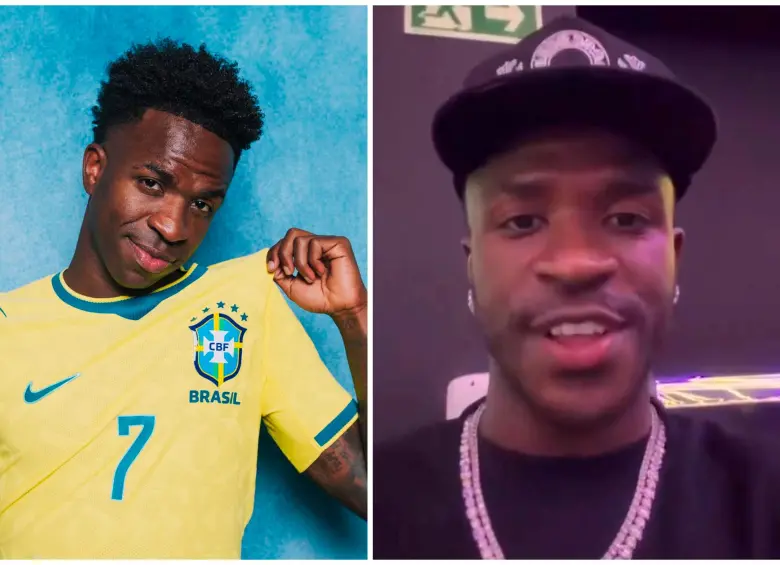 Vinicius Jr, delantero del Real Madrid y la selección de Brasil. FOTOS: Instagram ViniJr y captura de vídeo