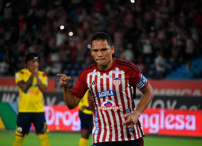 Siete goles suma Carlos Bacca con Junior. FOTO colprensa 