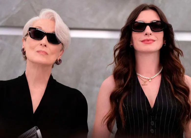Streep y Hathaway interpretan a Miranda Priestley y Andy Sacks. FOTO: 20th Century Studios.