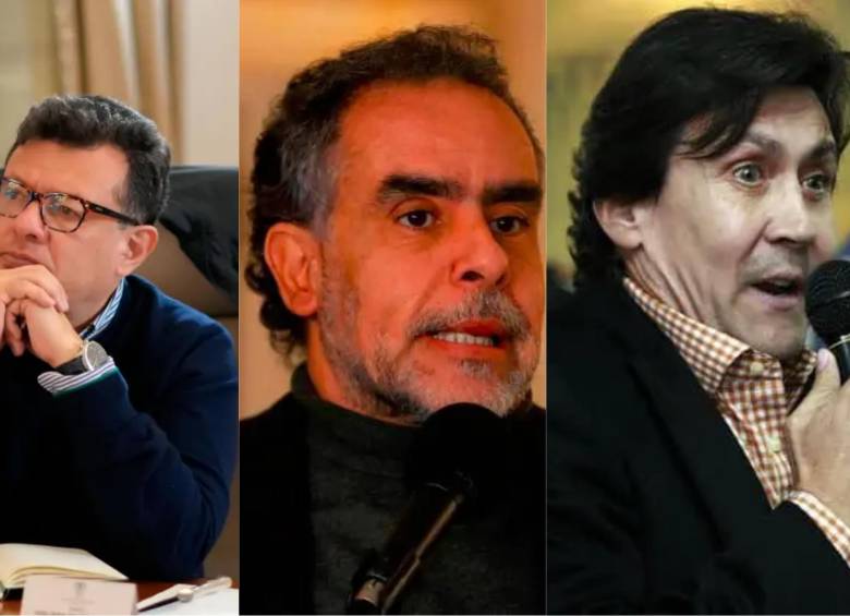 Armando Benedetti, Hollman Morris y Ricardo Leyva aparecen en el centro de varias investigaciones y denuncias. FOTO: EL COLOMBIANO.