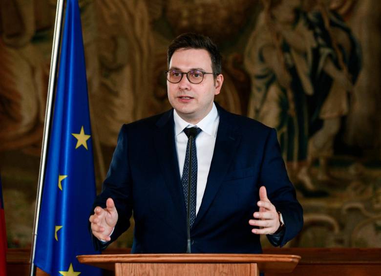 El ministro de Exteriores de República Checa, Jan Lipavsky, cuyo país tiene en este momento la presidencia rotativa de la Unión Europea. FOTO: FACEBOOK