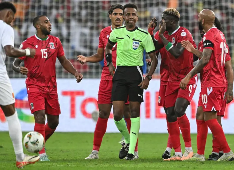 Omar Abdulkadir Artan, árbitro somalí. FOTO: AFP