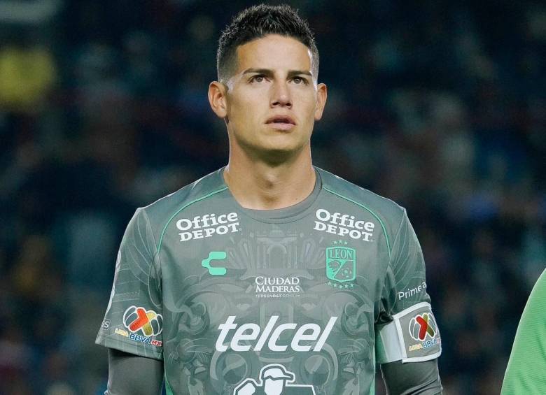 En las primeras siete fechas de James con el Club Leon, el 0 colombiano suma 6 juegos, 5 de titular, 1 gol y 4 asistencias en 458 minutos jugados. FOTO: REDES SOCIALES CLUB LEÓN