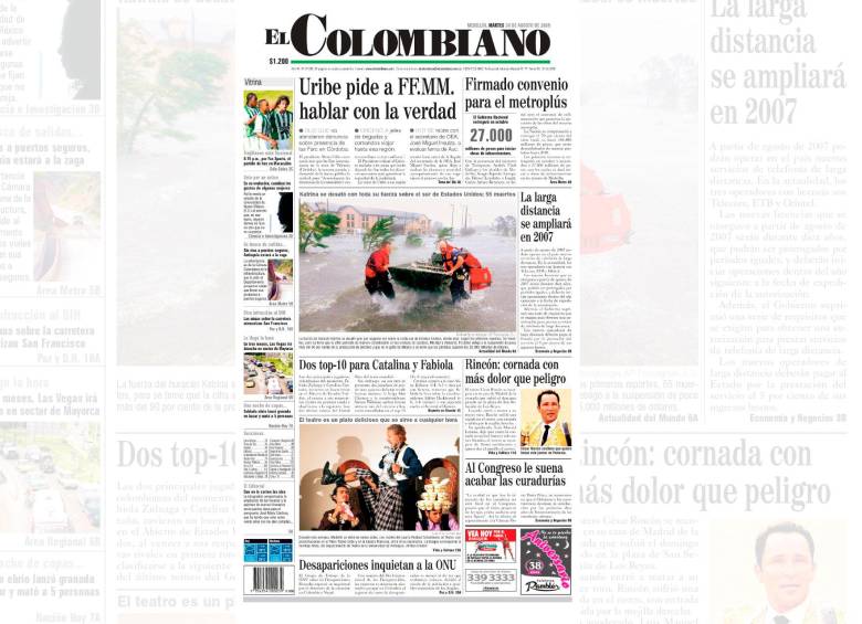 Un día como hoy 30 de agosto