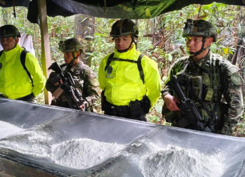 Según las autoridades, el operativo evitó la circulación de 5.680.000 dosis de estupefacientes. FOTO: Fuerzas Militares de Colombia