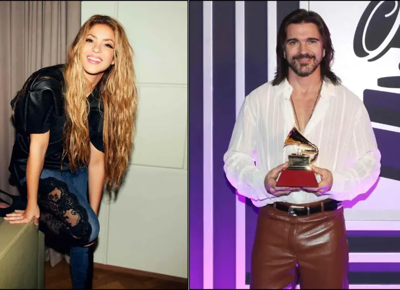 Shakira, de ganar este domingo, igualaría a Juanes y ambos se convertirían en los artistas colombianos más premiados en la historia de los Grammy Anglo. La mejor representación de la música nacional en el exterior. FOTOS Cortesía