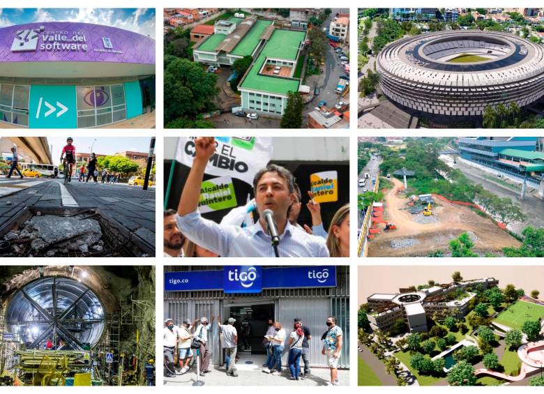 Daniel Quintero dejó la Alcaldía de Medellín para irse a hacer campaña en el país. FOTO: EL COLOMBIANO Y CORTESÍA