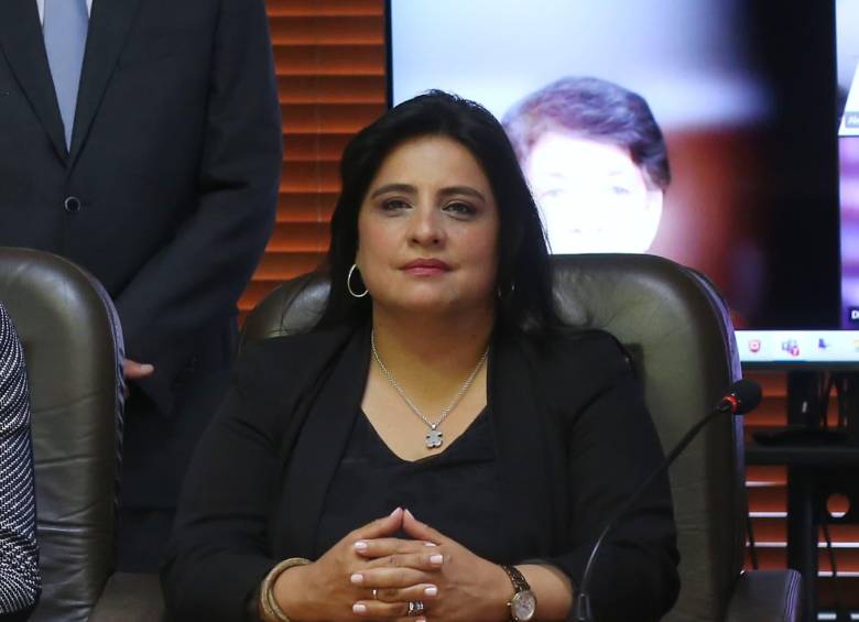 La Sala Plena de la Corte Constitucional eligió este jueves a la magistrada Paola Andrea Meneses Mosquera como su nueva presidenta. Foto: Colprensa