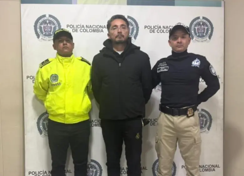 Gerley Sánchez, señalado de lavar 885.000 millones de pesos para el ELN, fue extraditado desde España. Foto: Fiscalía