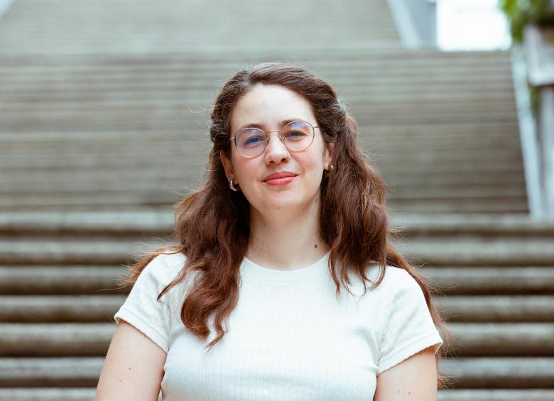 Andrea Chapela fue una de las escritoras mexicanas que visitó Medellín durante la Fiesta del Libro. Foto: Cortesía.