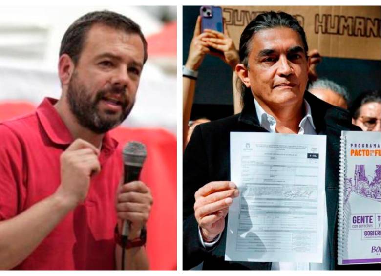 Según la encuesta, en caso de presentarse una segunda vuelta en Bogotá, el 63.1 % votaría por Galán, 29.5 % por Bolívar y 7.4 % en blanco. FOTO: COLPRENSA