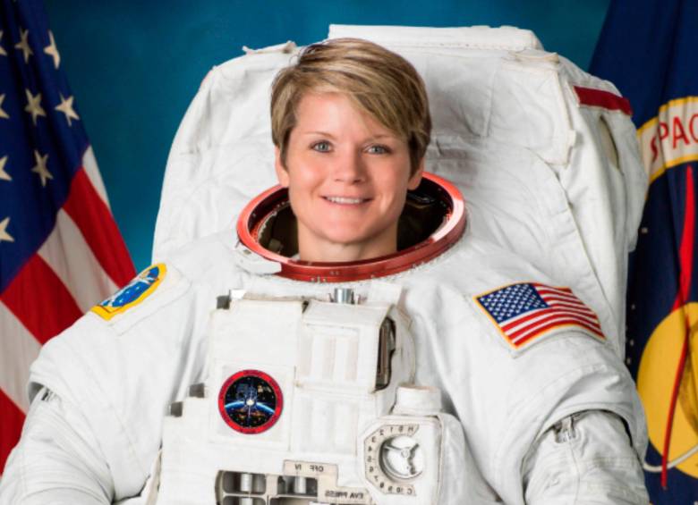 Anne McClain, la astronauta que fue señalada falsamente de cometer el primer delito en el espacio. FOTO: Cortesía Nasa