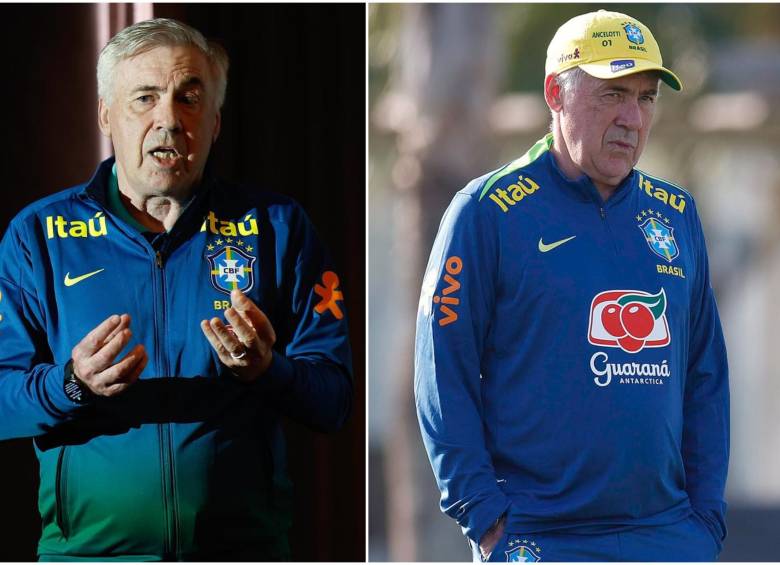 Carlo Ancelotti, entrenador de la Selección de Brasil. FOTO: Federación Brasileña de Fútbol