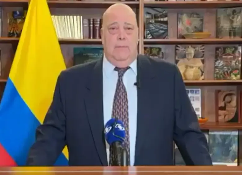 Embajador de Colombia en Estados Unidos, Daniel García Peña. Foto: captura de pantalla