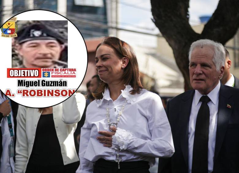 María Claudia Tarazona y Miguel Uribe Londoño reaccionaron a través de sus redes sobre la noticia de la caída de alias Robinson, cabecilla de la Segunda Marquetalia. Fotos: Colprensa y @ABDELAESPRIELLA