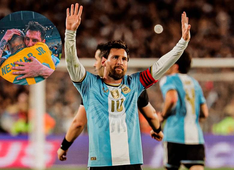 Neymar Jr. demostró su afecto por Lionel Messi a través de redes sociales. FOTO: X Argentina y Neymarjr
